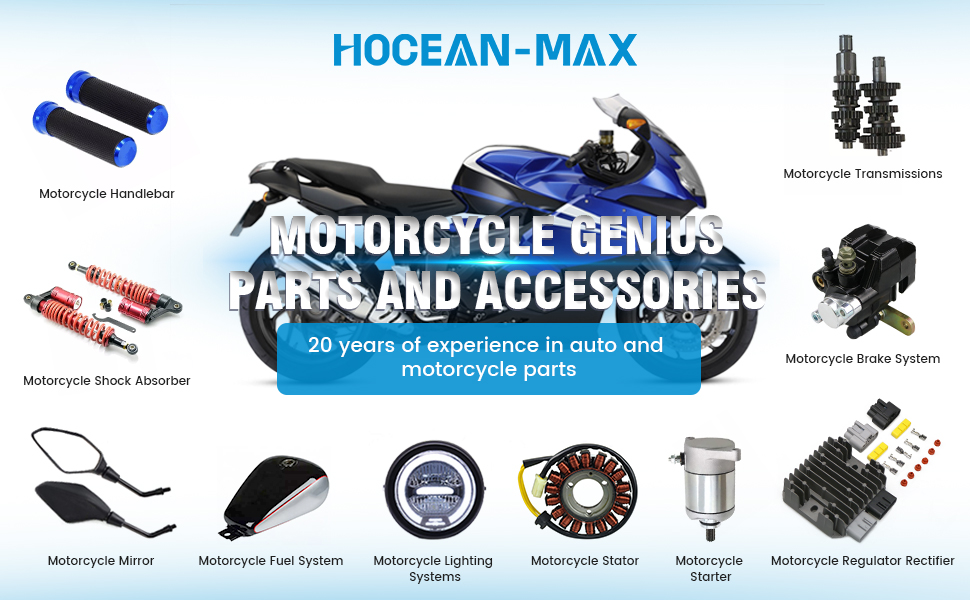 Hocean-Max Motorcycle Rearview Mirror HC-1213